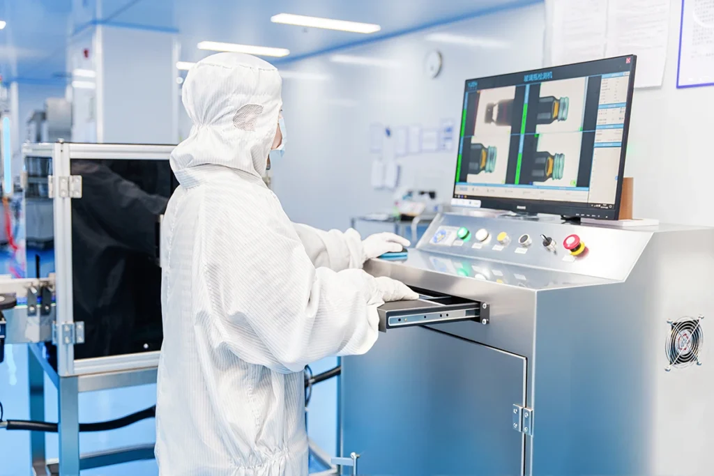 PEPDOO® research team working in the lab on bioactive peptide research and development.
