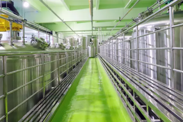 GMP-grade cleanroom facility used for pharmaceutical-grade peptide manufacturing