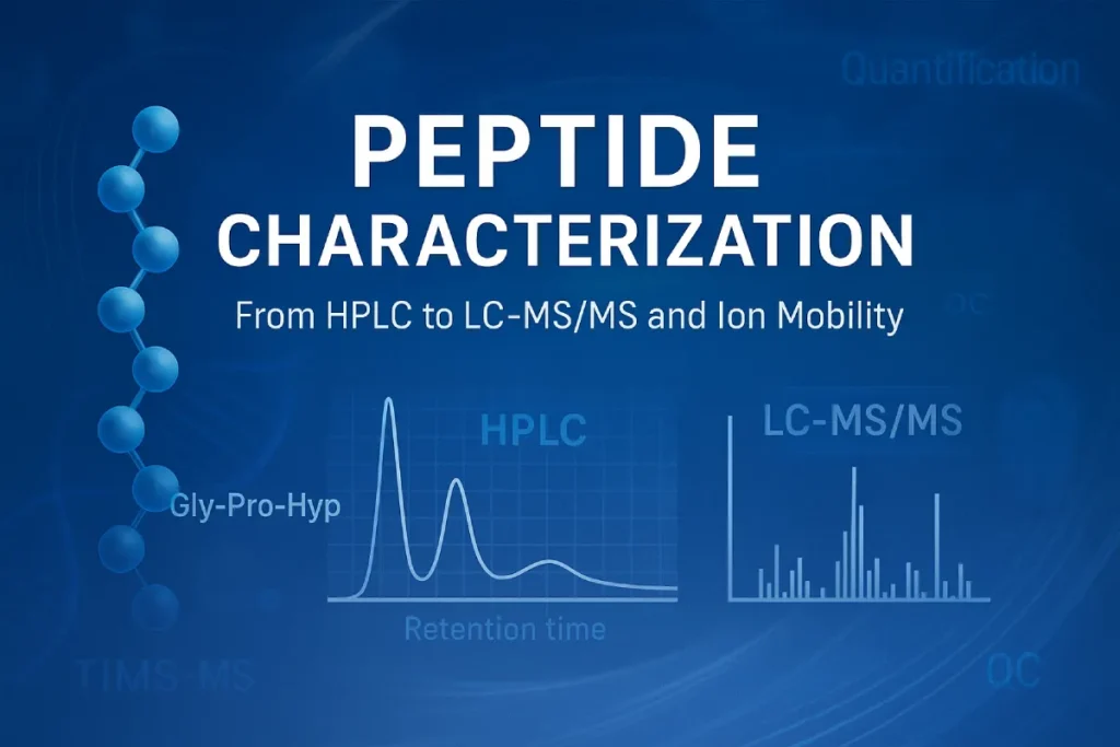 Peptide characterization using HPLC and LC-MS/MS techniques