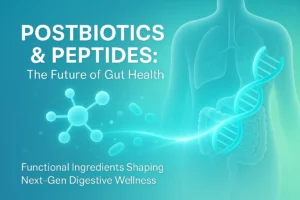 Postbiotics and peptides working together to support gut health and microbiome balance