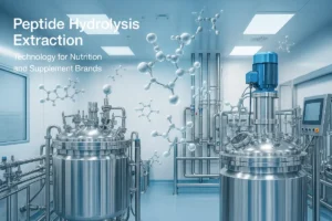 Collagen peptide hydrolysis with advanced extraction technology for B2B nutrition brands