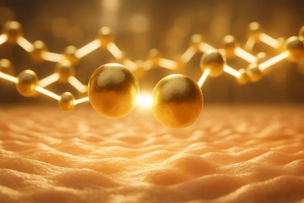 Collagen peptides in beauty industry, boosting skin health, designed for B2B nutrition and cosmetic brands