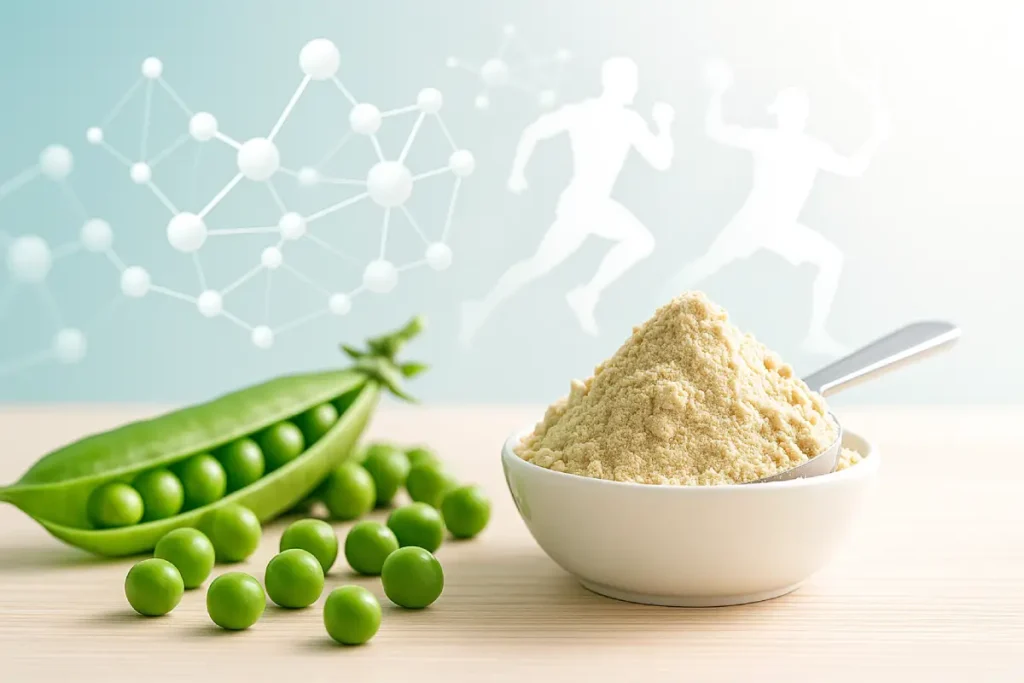 High-quality pea peptides for sustainable plant-based sports nutrition, bulk supply and B2B manufacturing solutions