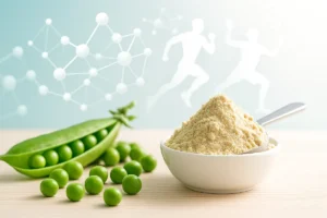 High-quality pea peptides for sustainable plant-based sports nutrition, bulk supply and B2B manufacturing solutions