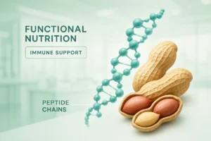 Peanut peptide powder for immune support in functional foods and nutraceuticals, professional B2B nutrition ingredient manufacturer