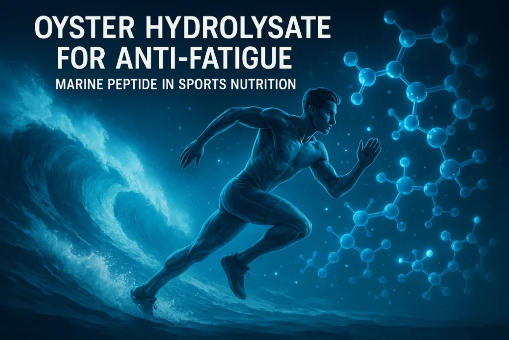 Oyster hydrolysate peptide for anti-fatigue and sports nutrition supplement manufacturing