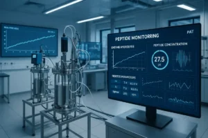 Process Analytical Technology (PAT) sensors and data integration in enzymatic hydrolysis for real-time peptide monitoring
