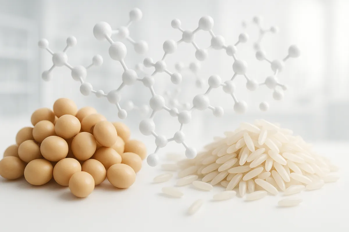 Soy and rice peptide blend for B2B nutrition brands with clean label and advanced bioactive peptide technology